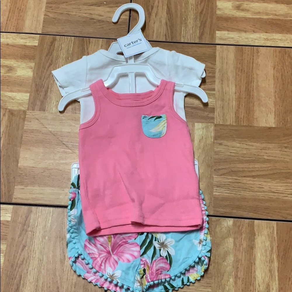 NWT newborn summer outfit set